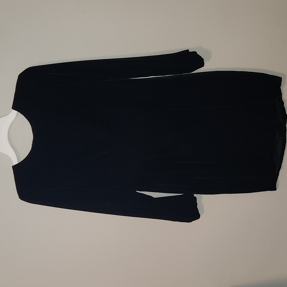 Black velvet dress, size 8